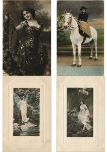 FANTAISIE GREETINGS FANTASY Pre-1930 in ALBUM 270 CPA (L4383)