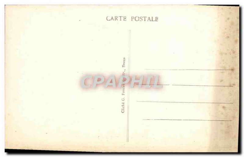 Old Postcard Chateau d & # 39Anet