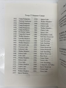 Boy Scout Troop 27 Golden Anniversary Program San Mateo, California 10/20/2001