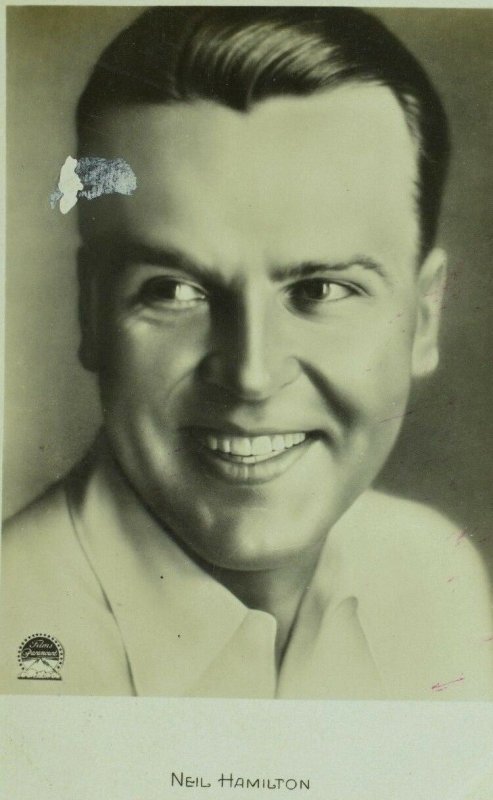 1930's RPPC Neil Hamilton Movie Star Dutch Real Photo Postcard P107 