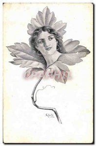 Old Postcard Fantasy Illustrator Woman