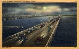 New Causeway - Galveston, Texas TX  