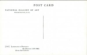 postcard art - Paul Cezanne -  Landscape in Provence
