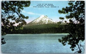Postcard - Lake Of The Woods Showing Mt. Thielsen - Oregon