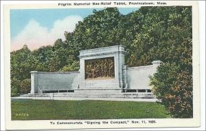 MA - Pilgrim Memorial Bas-Relief Tablet, Provincetown
