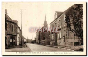 Old Postcard Saint Jouan De L'Isle Of Arrival Quedillac