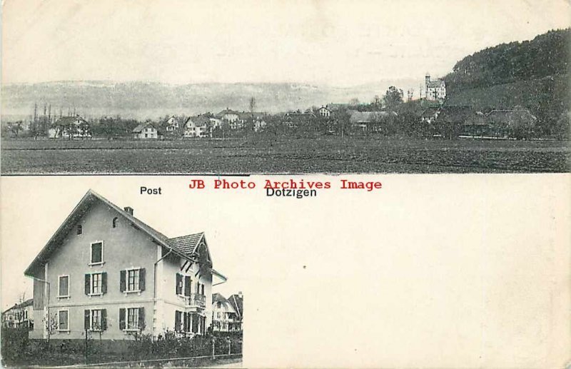 Switzerland, Dotzigen, Panorama View, Post Office, Arni-Schaller No R 06327
