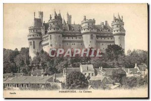 Old Postcard Pierrefonds Chateau