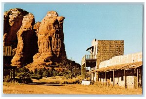 c1960s Movie Street Rocks Scene West Sedona Arizona AZ Unposted Vintage Postcard 