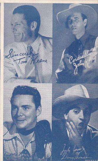 Cowboy Arcade Card Tom Keene John King Danny Thomas