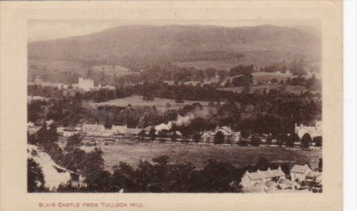 Scotland Blair Castle From Tulloch Hill