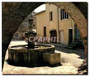 Postcard Modern Languedoc Ceilhes fountain Griffoul