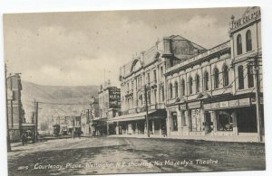 Postcard Courtenay Place Wellington New Zealand Showing His Majesty's Theatre