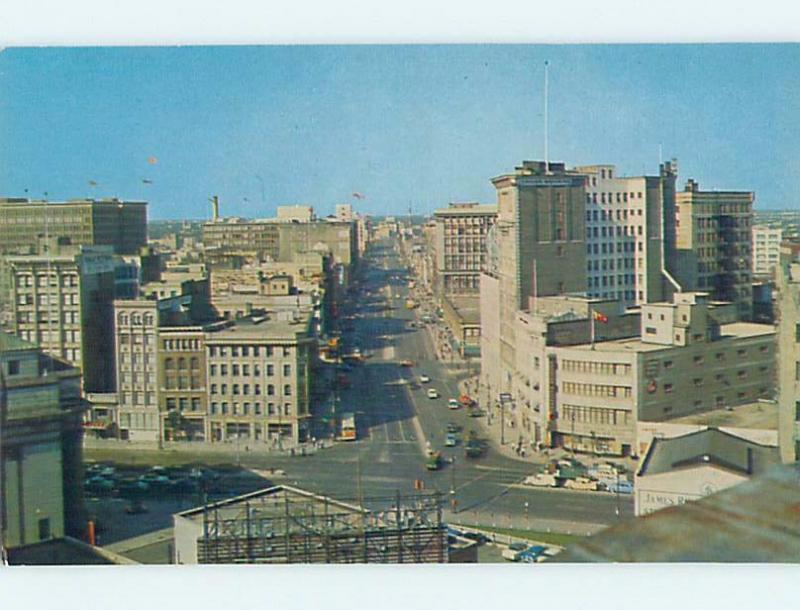 Unused Pre-1980 STREET SCENE Winnipeg Manitoba MB hp1891-12