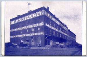 K46/ Butte Montana Postcard? c10 Blanchard Henningsen Creamery Delivery 174