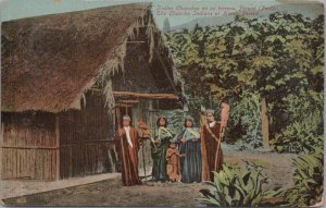 Postcard The Chuncho Indians at Home Perené Peru