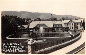 Big Spring real photo Bellefonte, Pennsylvania PA