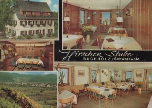 Hirschen Stube Bucholz Schwarzwald Waldkirch German Postcard