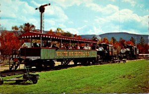 Trains White Mountain Railroad Train At Clarks Trading Post Lincoln New Hamps...