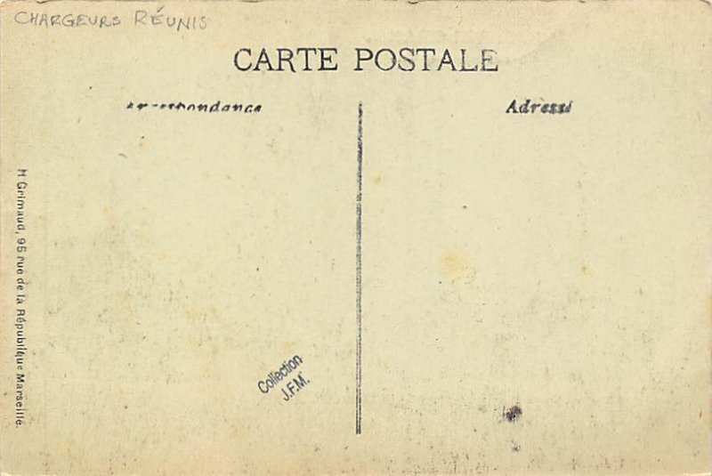 SS Belgrano Chargeurs Reunis Ship Unused 