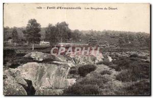 Old Postcard Ermenonville Les Bruyeres Desert