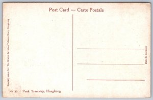 K45/ China Foreign Postcard c1910 Hongkong Peak Tramway 262