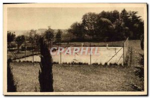 Postcard Old Tennis Provence Salon de Provence Ricard Pavilion Park view and ...