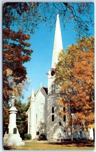 M-46800 The Congregational Church and Soldier's Monument Manchester Vermont