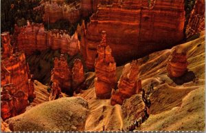 Bryce Canyon National Park Utah UT Scenic Thrills VTG Postcard UNP Unused Litho 