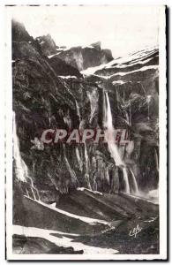 Old Postcard The High Pyrenees Fond Du Cirque De Gavarnie And Great Waterfall