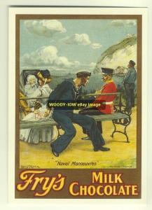 ad1802 - Frys Milk Chocolate - modern advert postcard