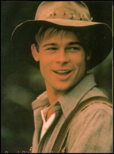 Movie Star Post card - Brad Pitt (3), unused