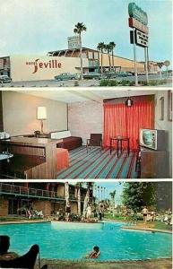 TX, Harlingen, Texas, Hotel Seville, Multi View, Dexter Press 62731-B