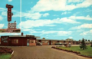 VINTAGE POSTCARD STARLIGHT MOTEL BRANDON MANITOBA CANADA 1970s