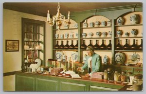 Williamsburg Virginia~The Apothecary Shop~Pm 1971~Vintage Postcard