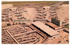 Atlanta Airport Aerial View Airport Postcard