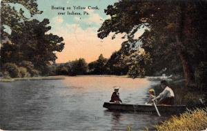 Indiana Pennsylvania Boating on Yellow Creek Scenic View Postcard J49856