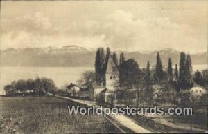 L'Eglise et les Alpes de Savoie St Sulpice Swizerland Unused 