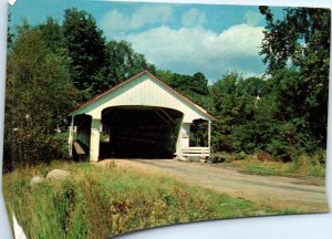 M-63212 The Old Covered Bridge New England