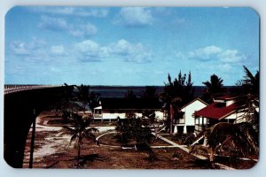 Miami Florida FL Postcard Overseas Highway Pigeon Key West c1960 Vintage Antique