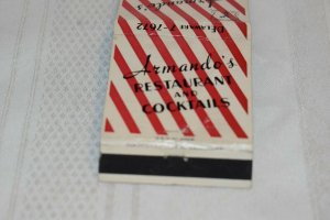 Armando's Chicago Illinois 30 Strike Matchbook Cover