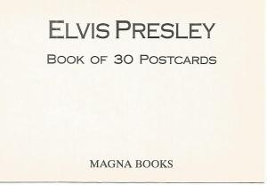 Postal 52756: ELVIS PRESLEY - Portada coleccion Magna Books