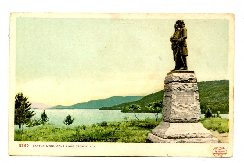 NY - Lake George. Battle Monument