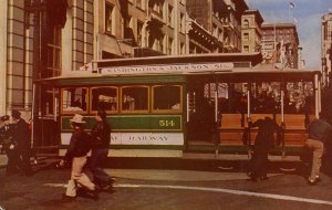 Streetcar - San Francisco Cable Car on Turntable