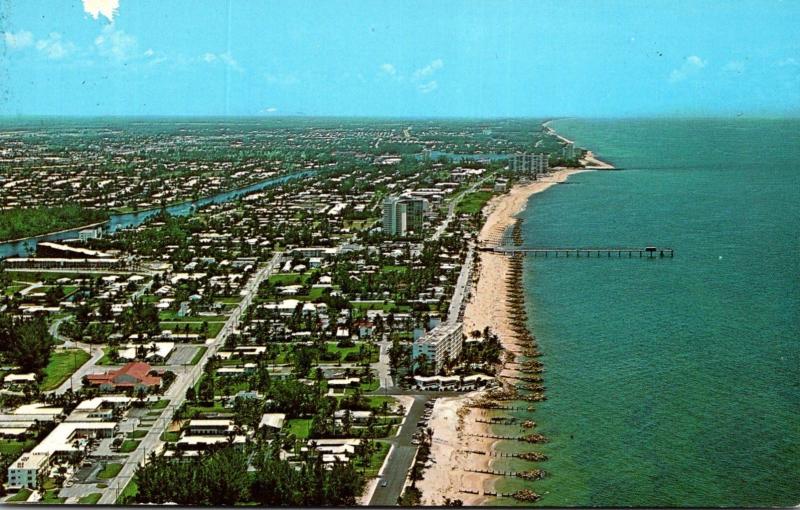 Florida Deerfield Beach Aerial View