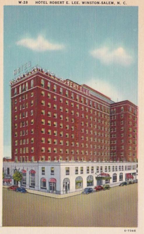 North Carolina Winston Salem Hotel Robert E Lee