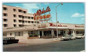 ASBURY PARK, NJ New Jersey ~ Roadside MICHAEL'S RESTAURANT c1950s Cars Postcard