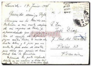 Modern Postcard Zurich Die innere von Stadt aus Flugzeug