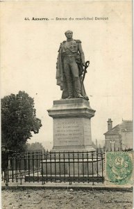 CPA Auxerre - Statue du Marechal Davout FRANCE (960428)