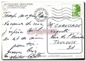 Postcard Modern French Riviera French Riviera Maritime Alps Cannes Croisette ...